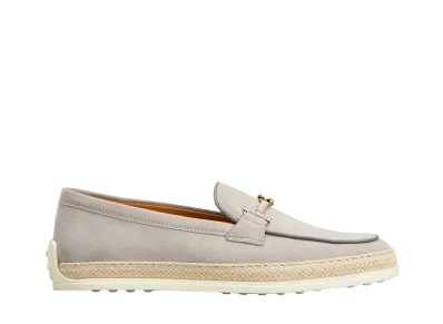 TOD'S Women's Loafers in Suede "Grey" XXW92K0HZ00D8WB416