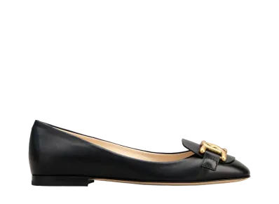 TOD'S Women's Kate Ballerinas in Leather "Black" XXW94K0IB70OONB999