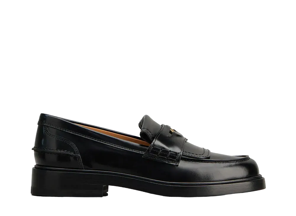 TOD'S Women's Loafers in Leather "Black" XXW97K0IC70SHAB999
