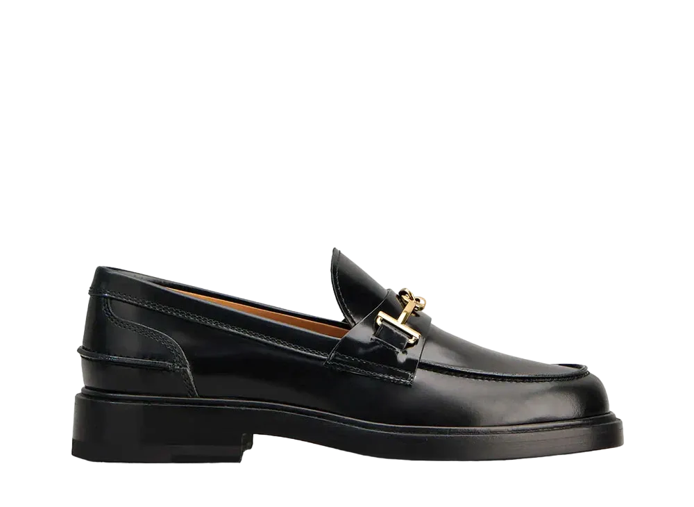 TOD'S Women's Loafers in Leather "Black" XXW97K0IG10SHAB999