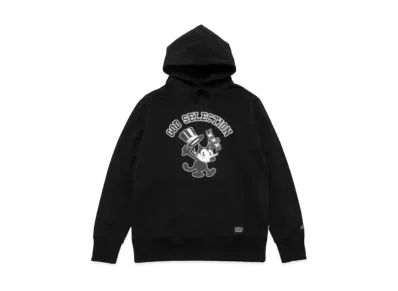 GOD SELECTION XXX x FELIX THE CAT HOODIE GX-A22-FEHD-01 "Black"