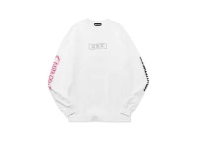 GOD SELECTION XXX LONG SLEEVE T-SHIRT GX-A21-SCLT-01 "White"
