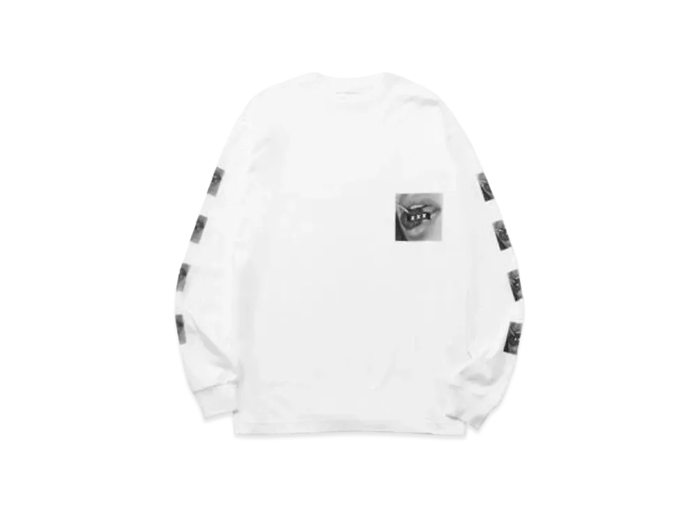 GOD SELECTION XXX LONG SLEEVE T-SHIRT GX-A21-LT-03 "White"
