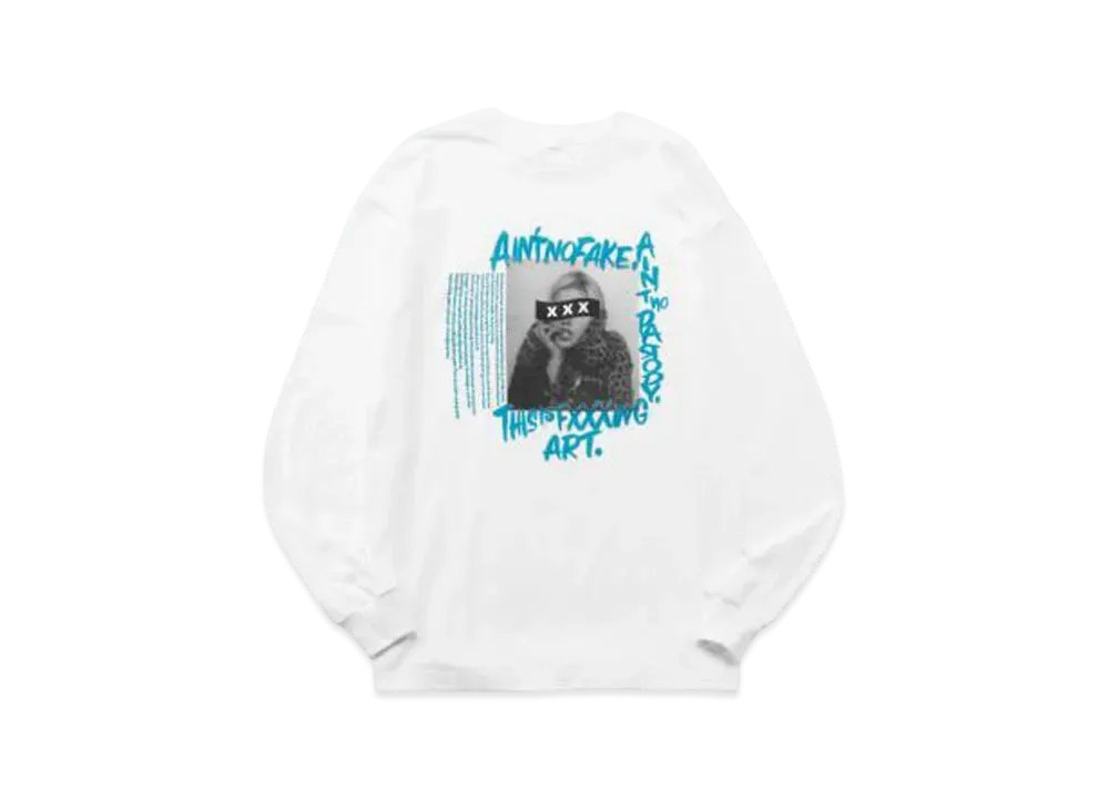 GOD SELECTION XXX LONG SLEEVE T-SHIRT GX-A21-LT-04 "White"