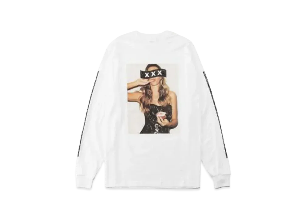 GOD SELECTION XXX LONG SLEEVE T-SHIRT GX-S21-LT-02 "White"