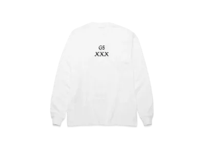GOD SELECTION XXX LONG SLEEVE T-SHIRT GX-A22-LT-02 "White"