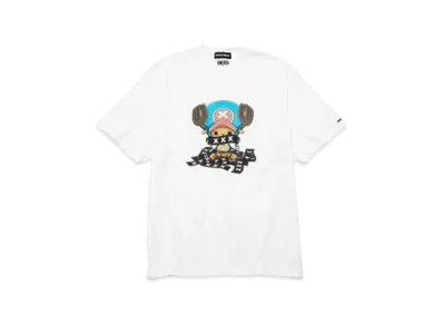 GOD SELECTION XXX x ONE PIECE T-SHIRT GX-A22-OPST-02 "White"