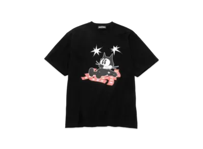 GOD SELECTION XXX x FELIX THE CAT T-SHIRT GX-A22-FEST-01 "Black/Red"