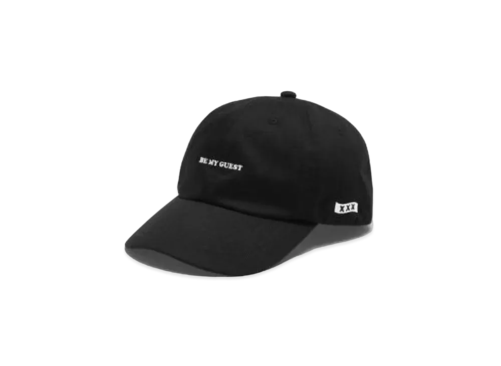 GOD SELECTION XXX x BE MY GUEST CAP GX-S21-BMGHT-01 "Black"