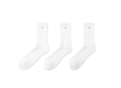GOD SELECTION XXX SOCKS (3PIECE 1PACK) GX-A21-SO-04 "White"