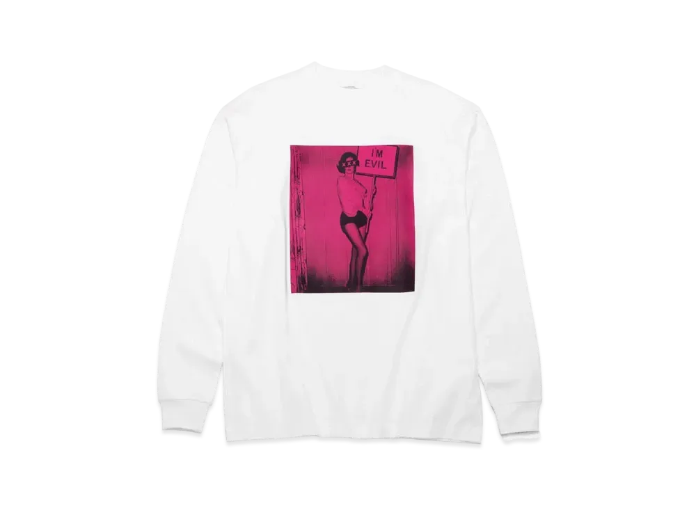 GOD SELECTION XXX LONG SLEEVE T-SHIRT GX-A22-LT-02 "White"