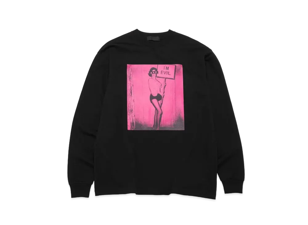 GOD SELECTION XXX LONG SLEEVE T-SHIRT GX-A22-LT-03 "Black"