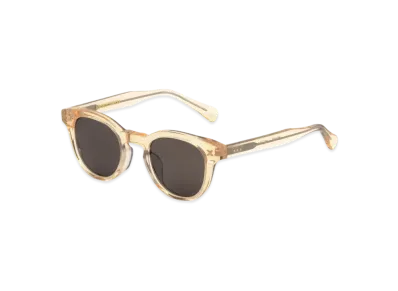 GOD SELECTION XXX SUNGLASSES GX-S21-EW-01 "Clear Beige/Brown"