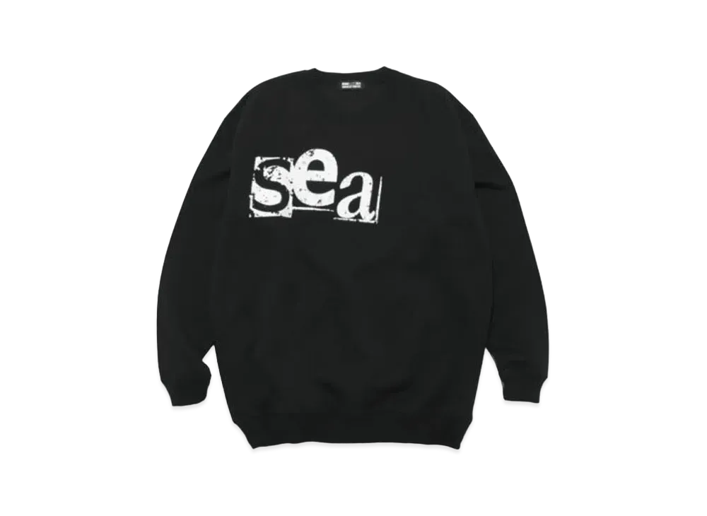 GOD SELECTION XXX x WIND AND SEA Crew Neck Shirt GX-A23-WSCN-02 "Black"