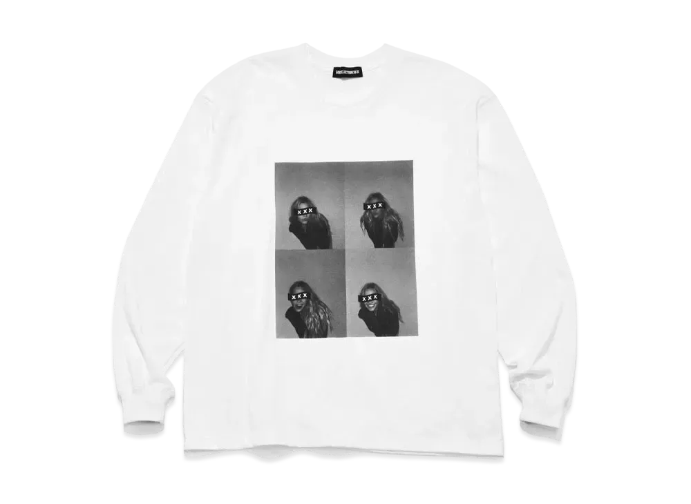 GOD SELECTION XXX Long Sleeve T-Shirt GX-A24-LT-01 "White"