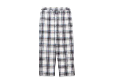 GOD SELECTION XXX Check Easy Pants GX-A24-PT-02 "White"