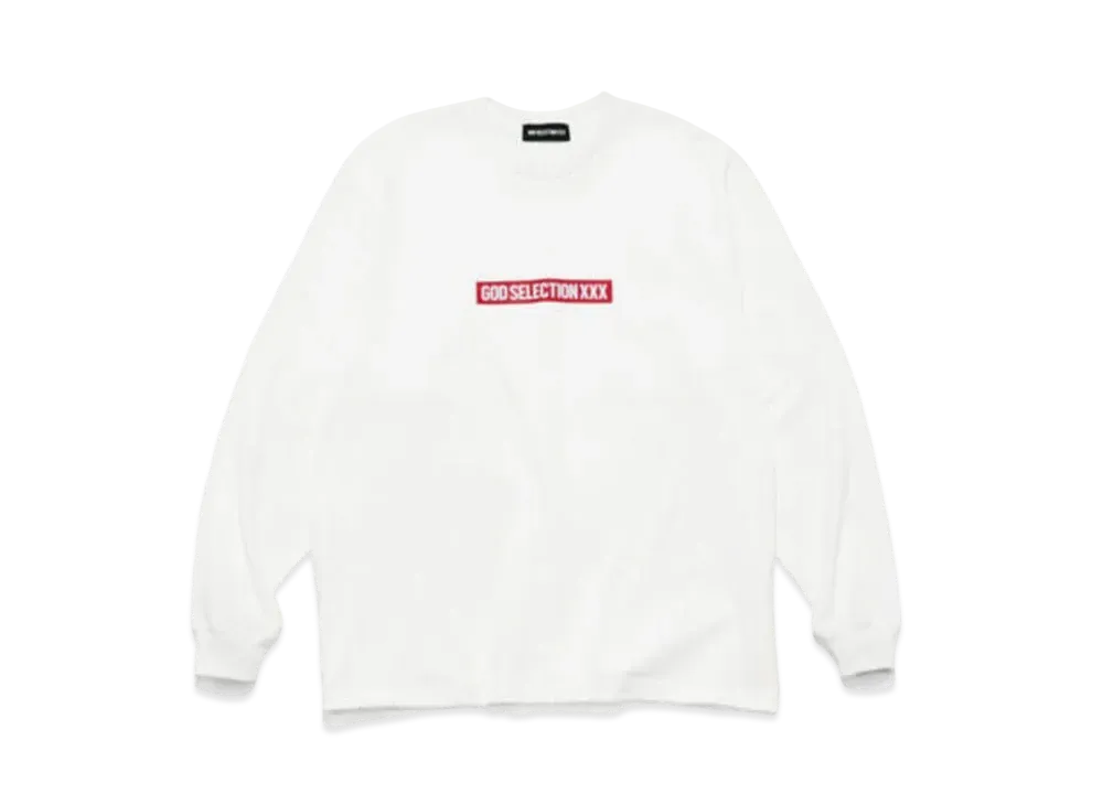 GOD SELECTION XXX Long Sleeve T-Shirts GX-A24-LT-02 "White"