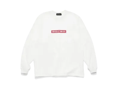 GOD SELECTION XXX Long Sleeve T-Shirts GX-A24-LT-02 "White"