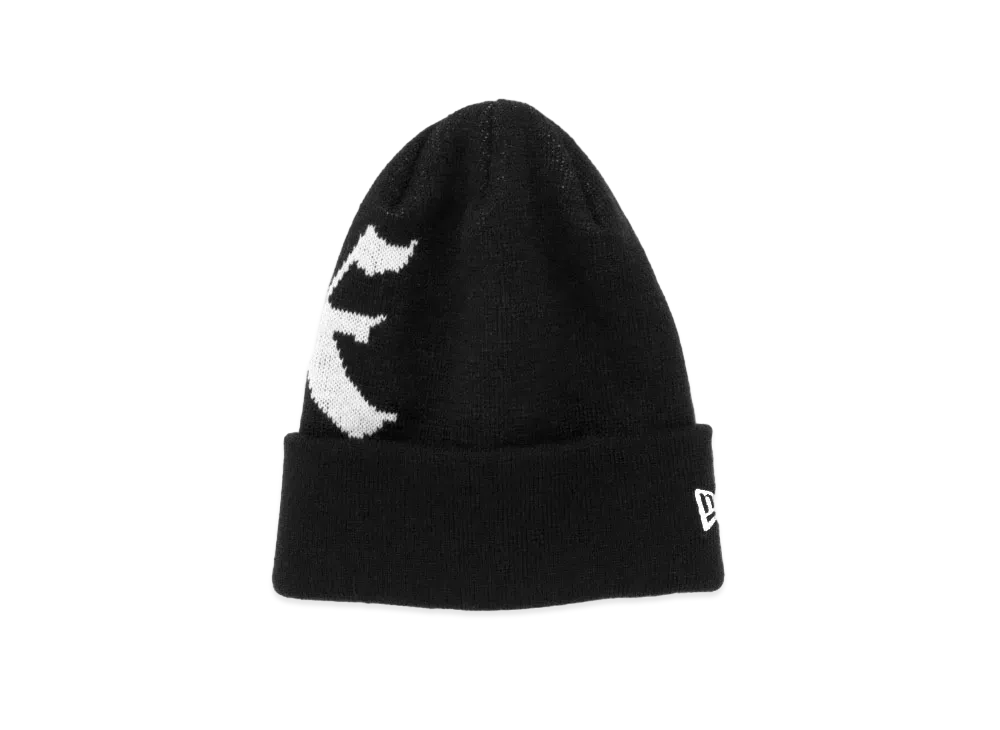 XXXトリプルエックス ニット帽 NEW ERA × GOD SELECTION XXX ニット帽 黒