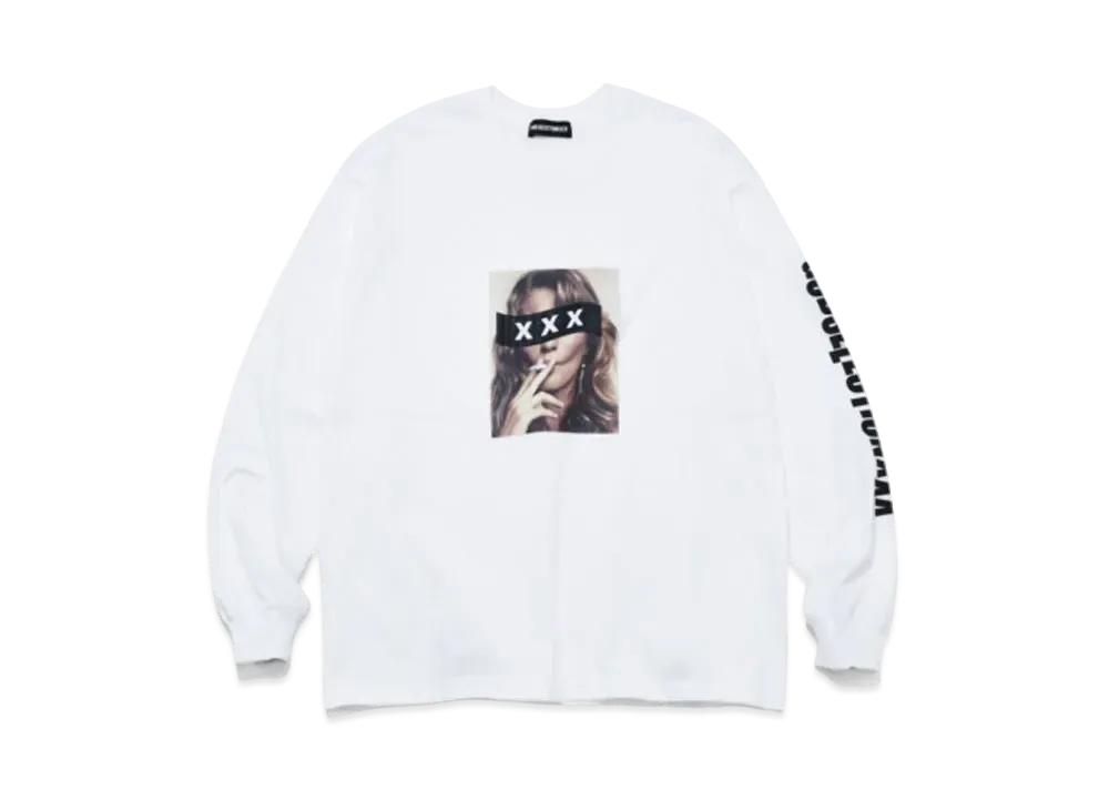 GOD SELECTION XXX Long Sleeve T-Shirt GX-A24-LT-09 "White"