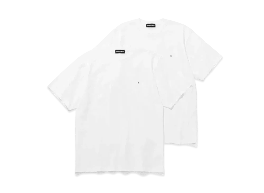 GOD SELECTION XXX T-shirts (2Piece 1Pack) GX-A24-TT-01 "White"