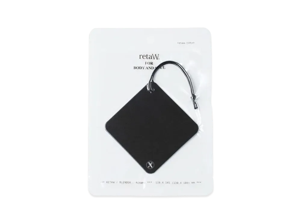 GOD SELECTION XXX x retaW x FRAGMENT Fragrance Car Tag GX-S24-FRTGD-01 "Black"