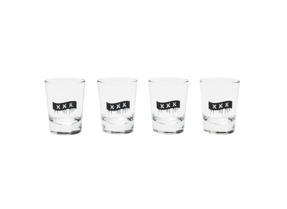 ゴッドセレクションXXX ショット グラス (4ピース 1パック) GX-S24-SGD-01 "クリア"
