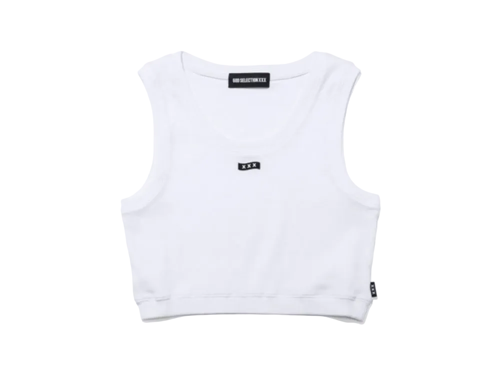 GOD SELECTION XXX Short Tank Top GXL-S24-CS-04 "White"