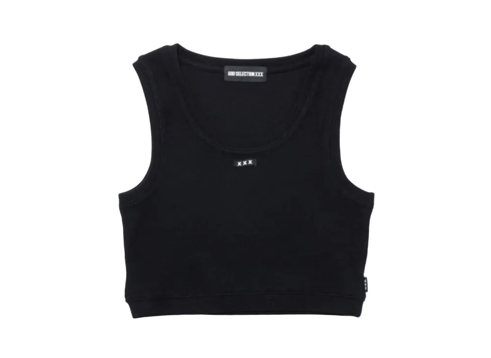 GOD SELECTION XXX Short Tank Top GXL-S24-CS-04 "Black"