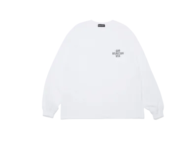 GOD SELECTION XXX Long Sleeve T-shirt GX-S24-LT-04 "White"