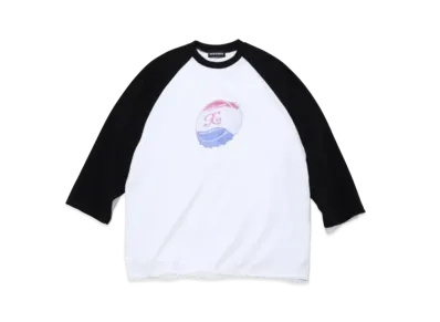 GOD SELECTION XXX Raglan Sleeve T-shirt GX-A25-RT-01 "White"