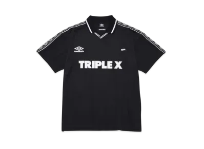 GOD SELECTION XXX x UMBRO Short Sleeve Shirts GX-A25-UCS-01 "Black"