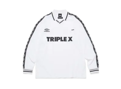 GOD SELECTION XXX x UMBRO Long Sleeve Shirts GX-A25-UCS-02 "White"