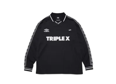GOD SELECTION XXX x UMBRO Long Sleeve Shirts GX-A25-UCS-02 "Black"