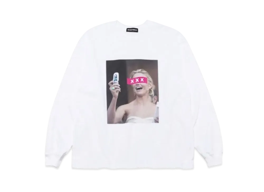 GOD SELECTION XXX Long Sleeve T-shirt GX-A25-LT-01 "White"