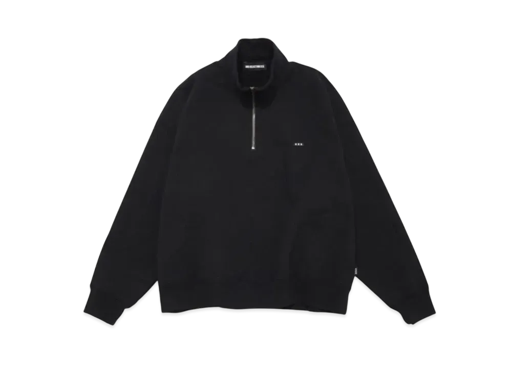 GOD SELECTION XXX Women's Half Zip Crew GXL-A25-CS-01 "Black"