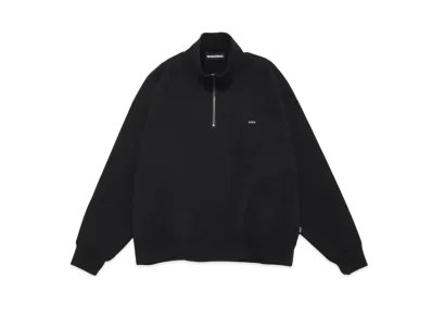 GOD SELECTION XXX Women's Half Zip Crew GXL-A25-CS-01 "Black"