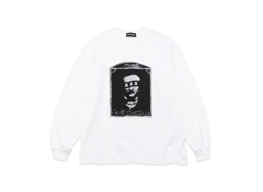 GOD SELECTION XXX Long Sleeve T-shirt GX-A25-LT-05 "White"