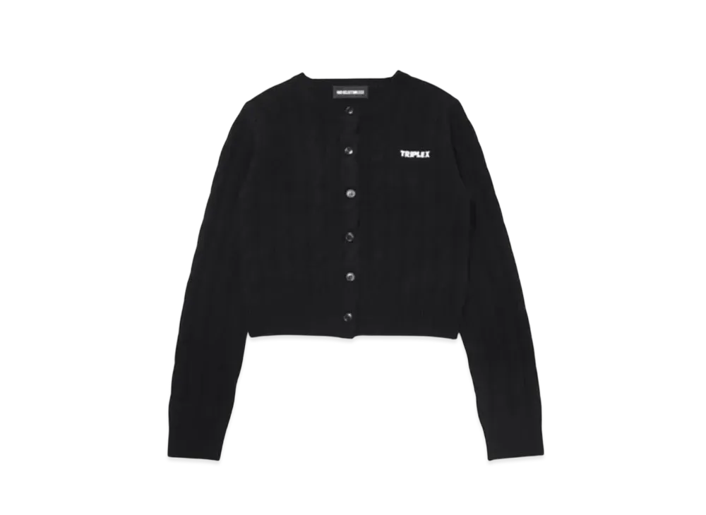 GOD SELECTION XXX Cable Cardigan GXL-A25-KN-01 "Black"