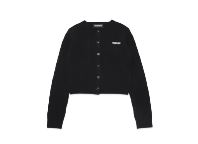 GOD SELECTION XXX Cable Cardigan GXL-A25-KN-01 "Black"