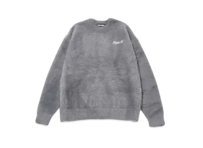 GOD SELECTION XXX Shaggy Crew Neck GXL-A25-KN-02 "Gray"
