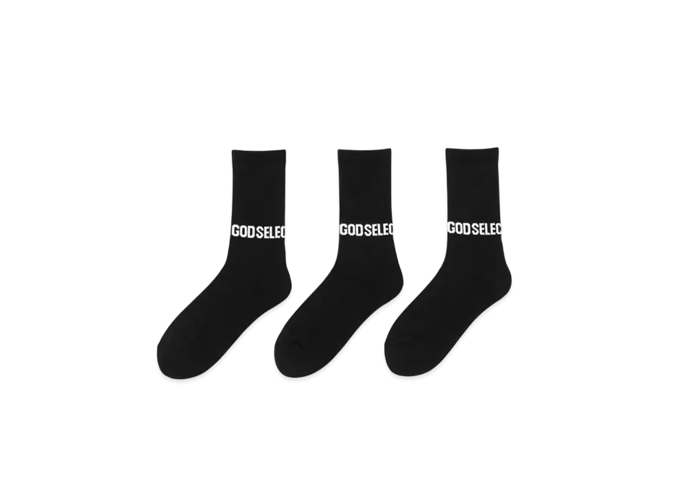 GOD SELECTION XXX Socks GX-A25-FO-03 "Black"