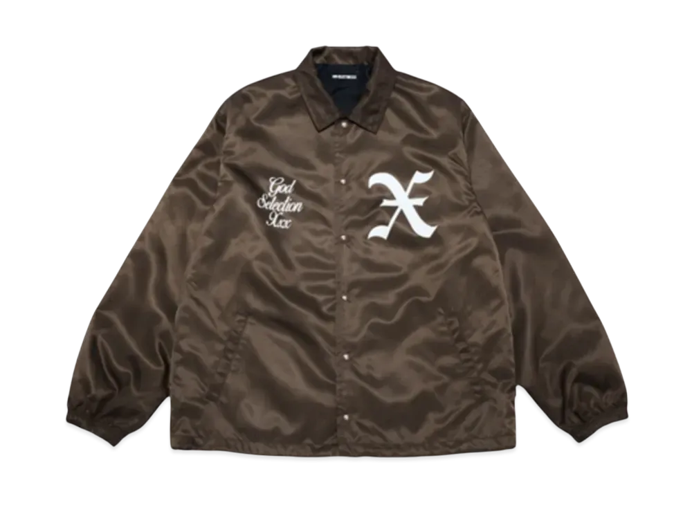 GOD SELECTION XXX Coach Jacket GX-A25-JK-07 "Brown"
