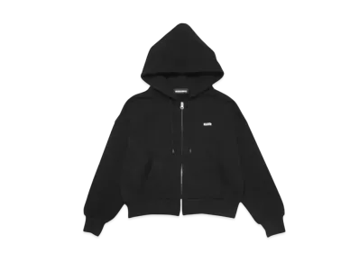 GOD SELECTION XXX Cropped Zip Hoodie GXL-A25-CS-04 "Black"