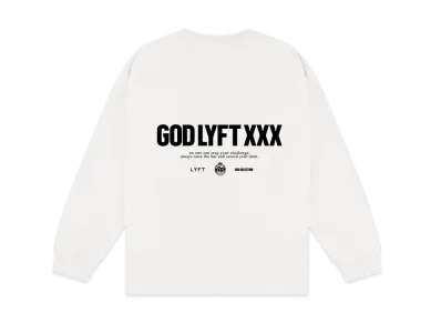 GOD SELECTION XXX x LYFT Limited Logo Long Sleeve T-Shirt "White"