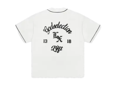 GOD SELECTION XXX x LYFT Limited Baseball Shirt "White"