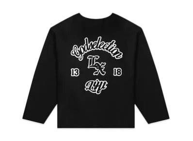 GOD SELECTION XXX x LYFT Limited Cut-Off Long T-Shirt "Black"