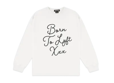 GOD SELECTION XXX x LYFT Limited Cursive Logo Long T-Shirts "White"