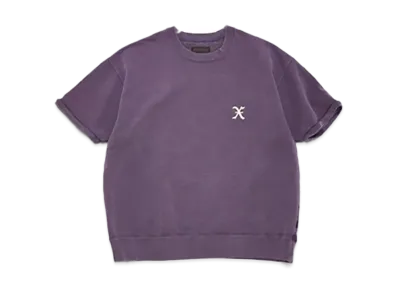 GOD SELECTION XXX Crew Neck Short Sleeve Sweat Shirt GX-S25-CS-03 "Purple"