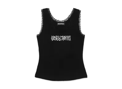 GOD SELECTION XXX Lace Tank GXL-S25-CS-03 "Black"